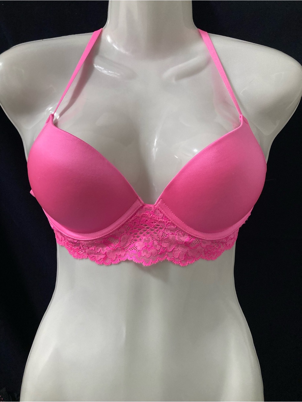 La Senza Obsession Pink Plunge Bra 32C